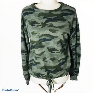 NWT CURE. Camo Sweater